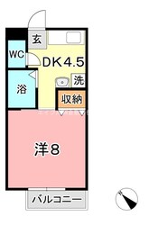 パルティールＣの物件間取画像